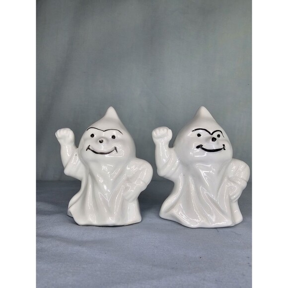 Halloween Ghost Figurines SPOOKY SCARIES Hand Painted/Sculpted Porcelain VTG '92 - Picture 11 of 16